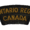 Canadian Ontario Regiment (THE ONTARIO REGIMENT/CANADA) Cloth Shoulder Title