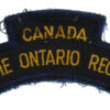 Canadian Ontario Regiment (CANADA/THE ONTARIO REGT) Cloth Shoulder Title