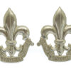 Pair of Canadian Royal 22nd Regiment Collar Badges 