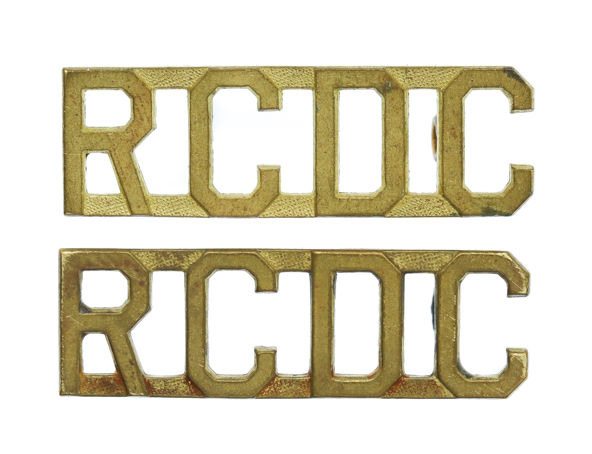 Pair of Royal Canadian Dental Corps (RCDC) Shoulder Titles