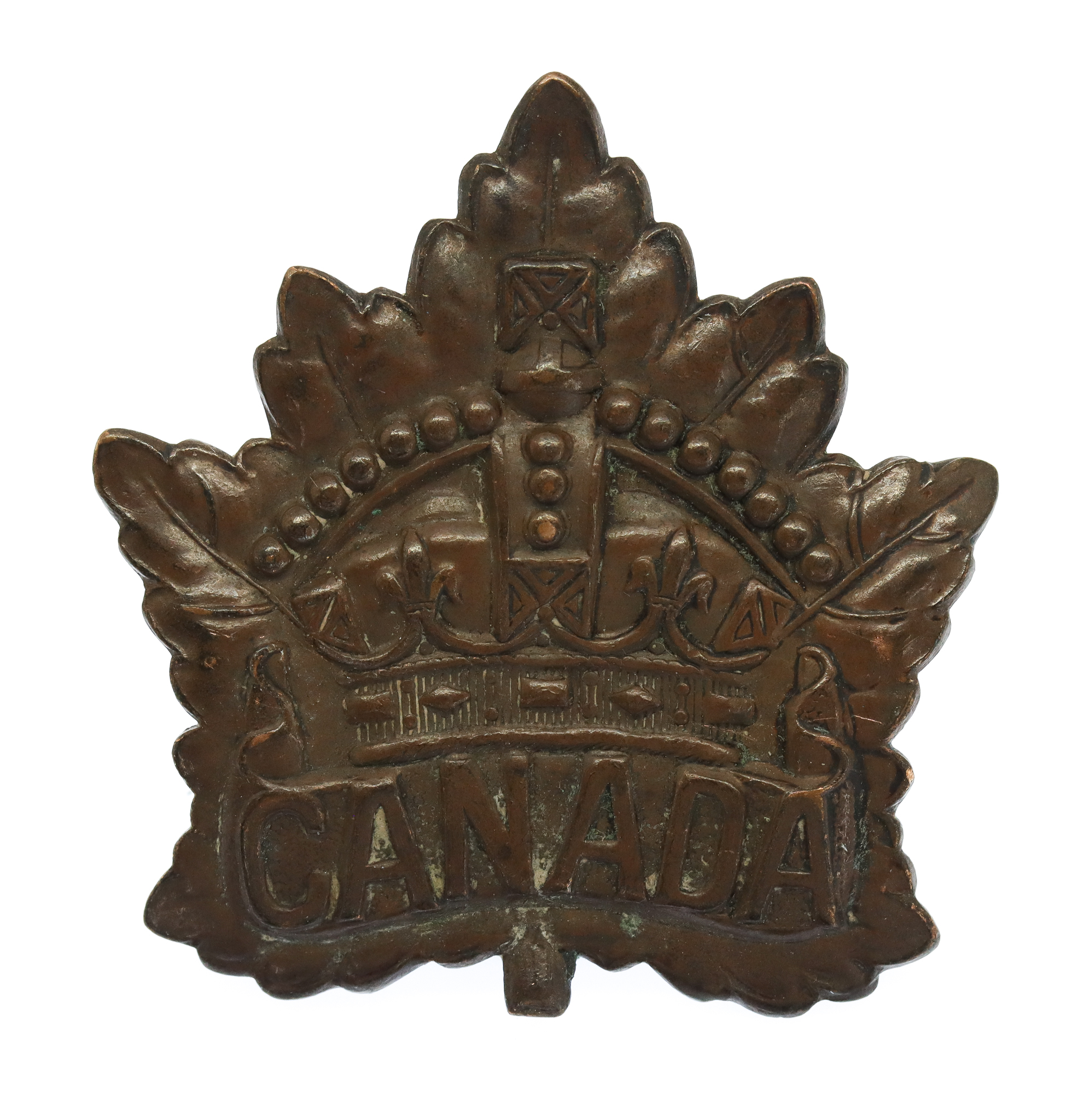 Canadian Canada WW1 General Service Cap Badge (RODEN BROS 1916)