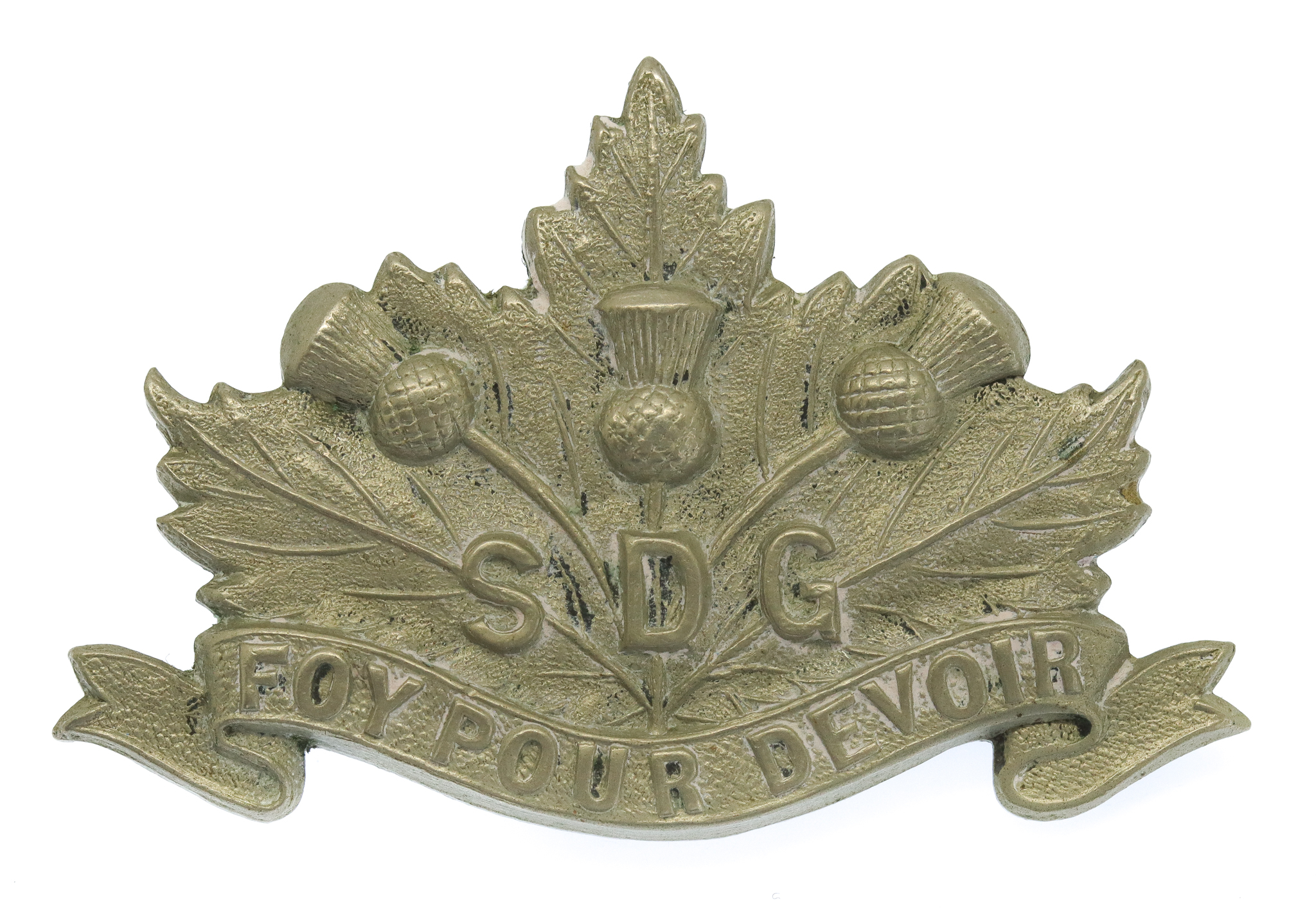 Canadian Stormont, Dundas & Glengarry Highlanders Cap Badge 