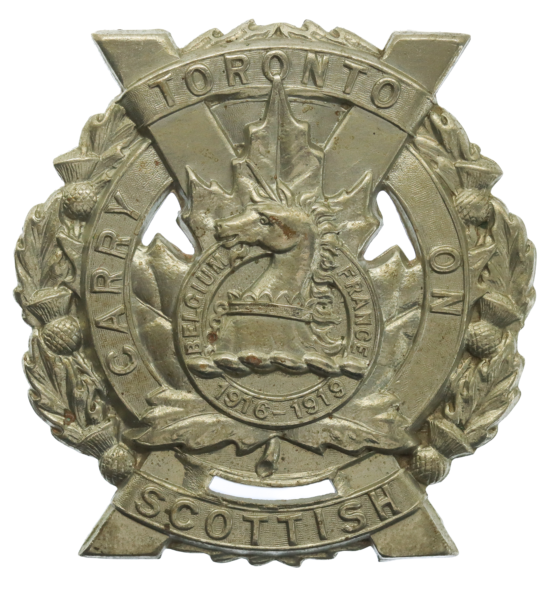 Canadian Toronto Scottish Cap Badge