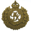 George VI Royal Canadian Engineers Cap Badge - King's Crown