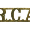 Royal Canadian Artillery (R.C.A.) Shoulder Title