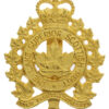 Canadian Lake Superior Scottish Regiment Cap Badge - Queen's Crown