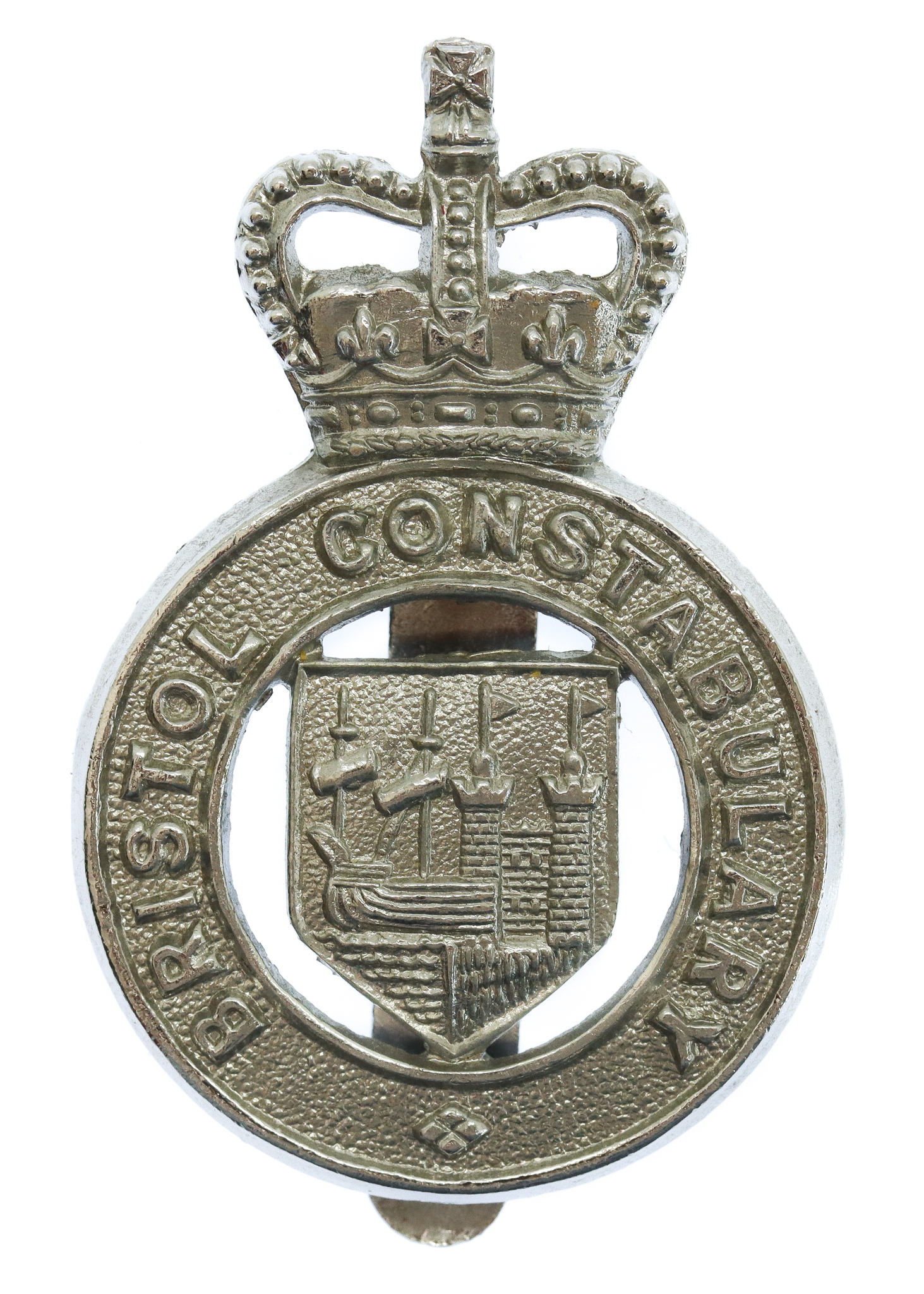 Bristol Constabulary Cap Badge - Queen's Crown