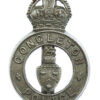 Congleton Borough Police Cap Badge - King's Crown