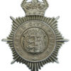Chester City Police Helmet Plate - King's Crown