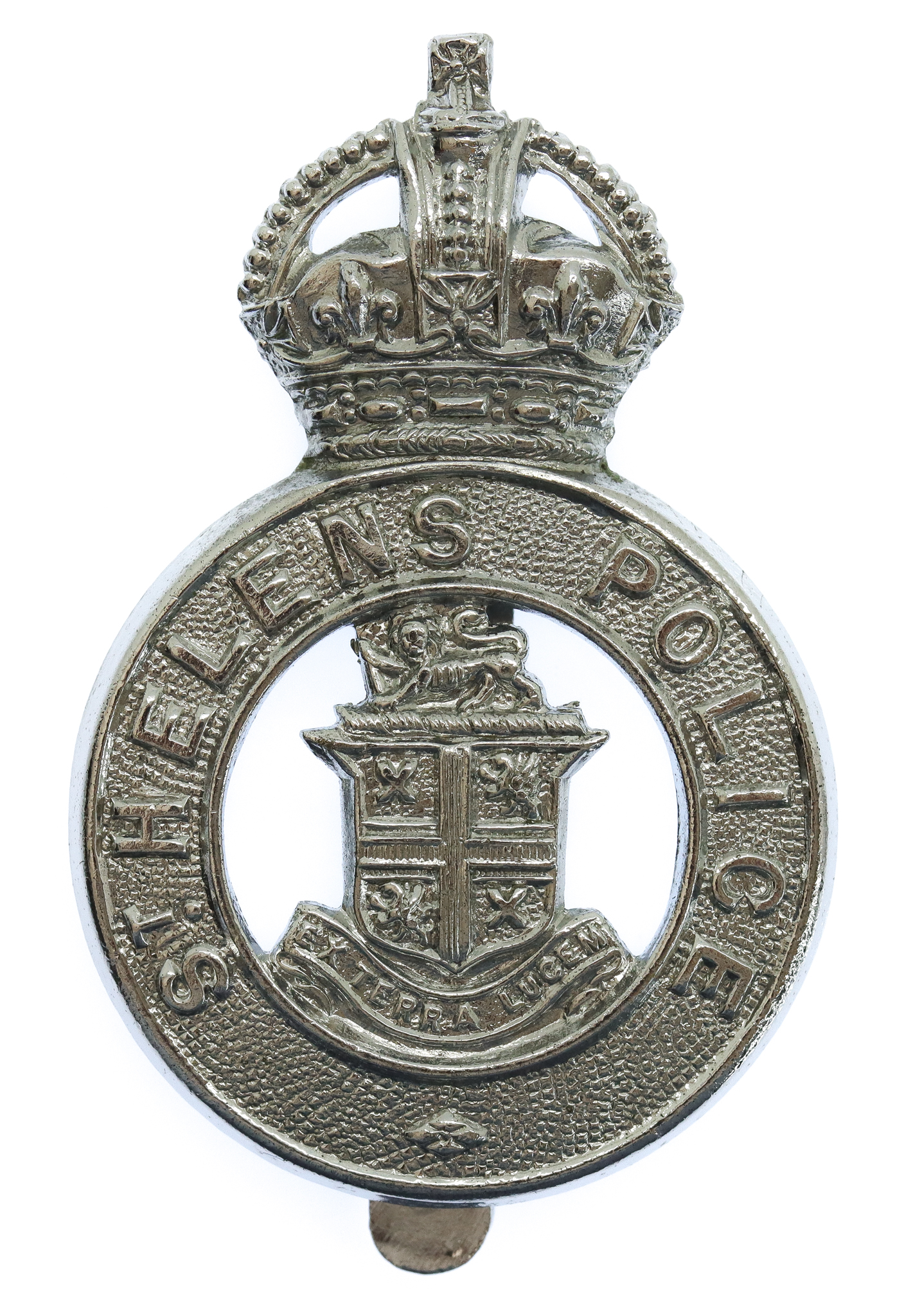 St. Helens Police Cap Badge - King's Crown