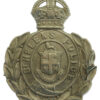 St Helen's Police Wreath Helmet Plate - King's Crown