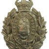 Blackburn Borough Police Wreath Helmet Plate - King's Crown