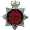 Surrey Constabulary Enamelled Star Cap Badge - Queen's Crown