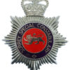 Surrey Special Constabulary Enamelled Helmet Plate- Queen's Crown
