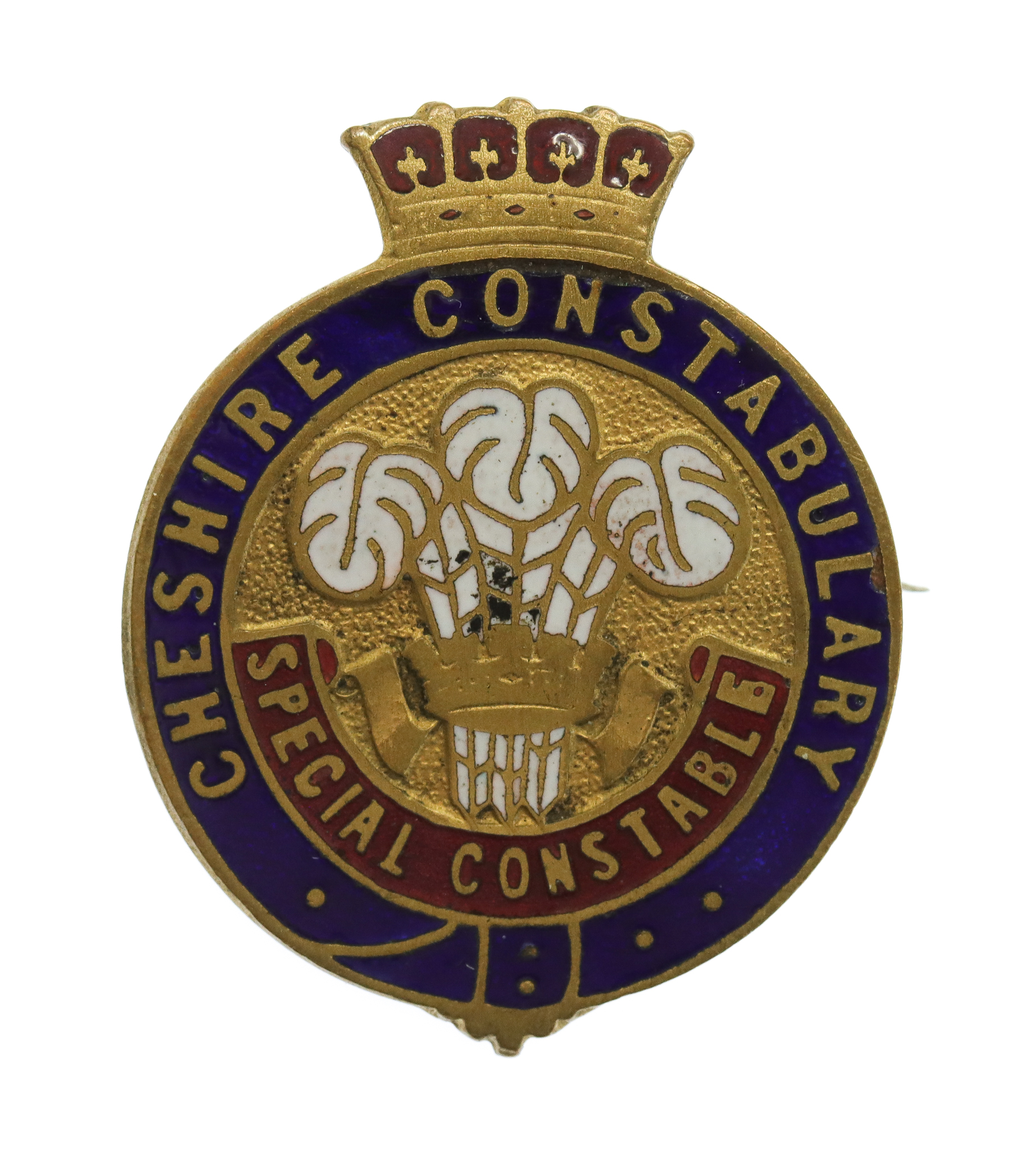 Cheshire Constabulary Special Constable Enamelled Lapel Badge