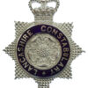 Lancashire Constabulary Enamelled Star Cap Badge - Queen's Crown
