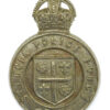 St. Lucia Police Force Cap Badge - King's Crown