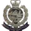Royal Hong Kong Police Enamelled Cap Badge - Queen's Crown