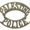 Palestine Police (PALESTINE/POLICE) Shoulder Title
