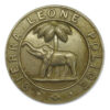 Sierra Leone Police White Metal Helmet Plate