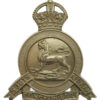 South African Constabulary Slouch Hat Badge - King's Crown (Non Voided Centre)