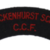 Brockenhurst School C.C.F. (BROCKENHURST SCHOOL/C.C.F.) Cloth Shoulder Title