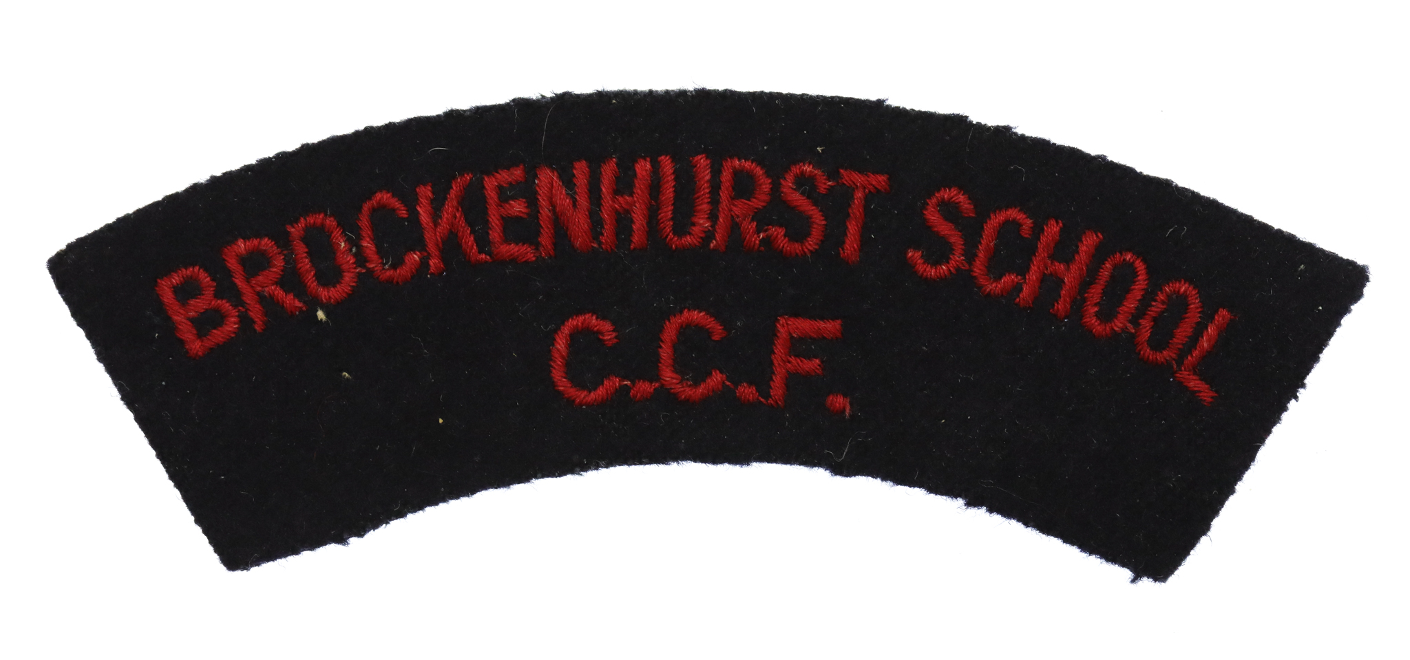 Brockenhurst School C.C.F. (BROCKENHURST SCHOOL/C.C.F.) Cloth Shoulder Title