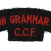 Brighton Grammar School C.C.F. (BRIGHTON GRAMMAR SCHOOL/C.C.F.) Cloth Shoulder Title