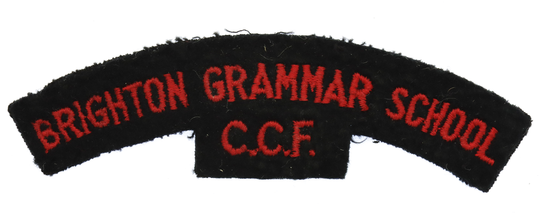Brighton Grammar School C.C.F. (BRIGHTON GRAMMAR SCHOOL/C.C.F.) Cloth Shoulder Title