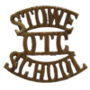 Stowe School, Buckinghamshire O.T.C. (STOWE/O.T.C./SCHOOL) Shoulder Title