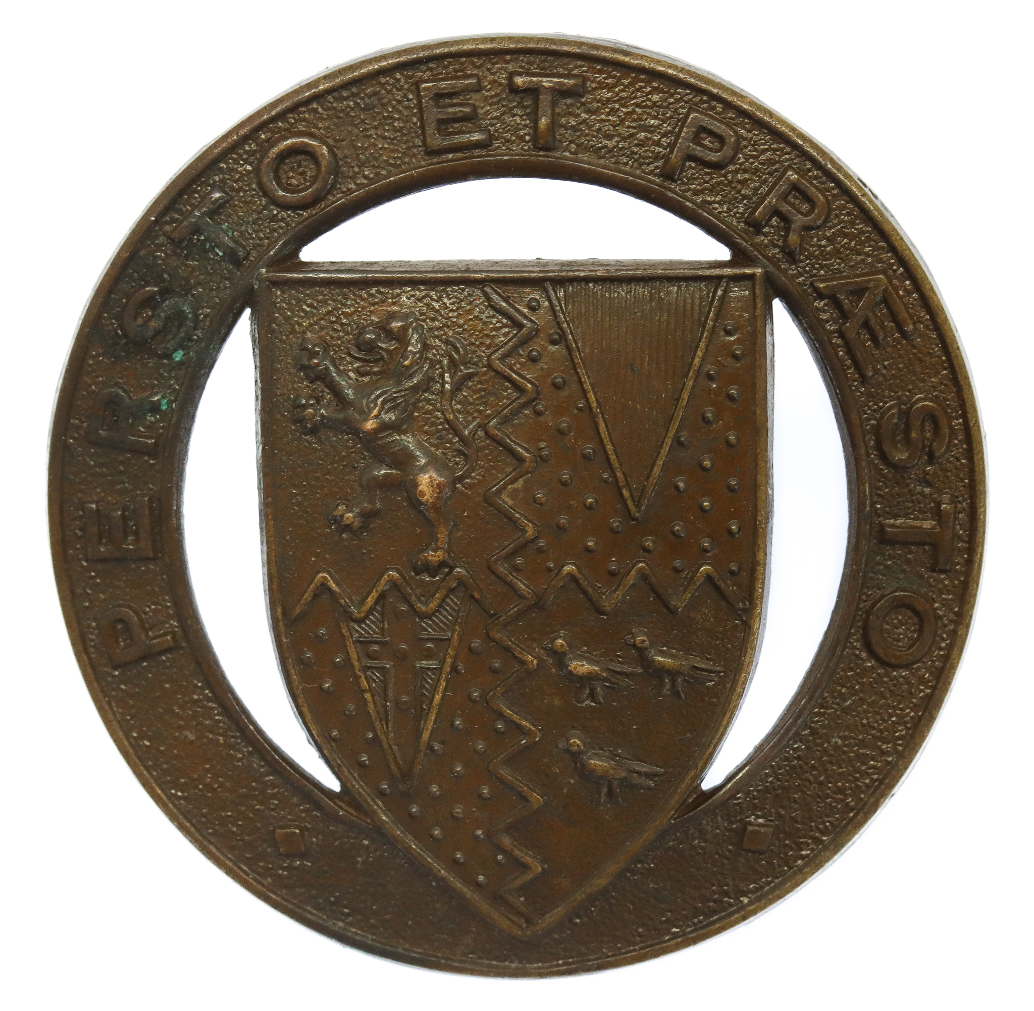 Stowe School, Buckinghamshire  O.T.C. Cap Badge