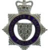 Manchester & Salford Police Senior Officer's Enamelled Cap Badge - Queen's Crown