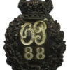 Oxford City Police Wreath Helmet Plate - King's Crown