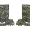 Pair of London & North Eastern Railway (L.N.E.R.) Police Collar Badges