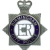 Birmingham City Police Senior Officer's Enamelled Cap Badge - Queen's Crown