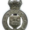 Wigan Borough Police Cap Badge - King's Crown