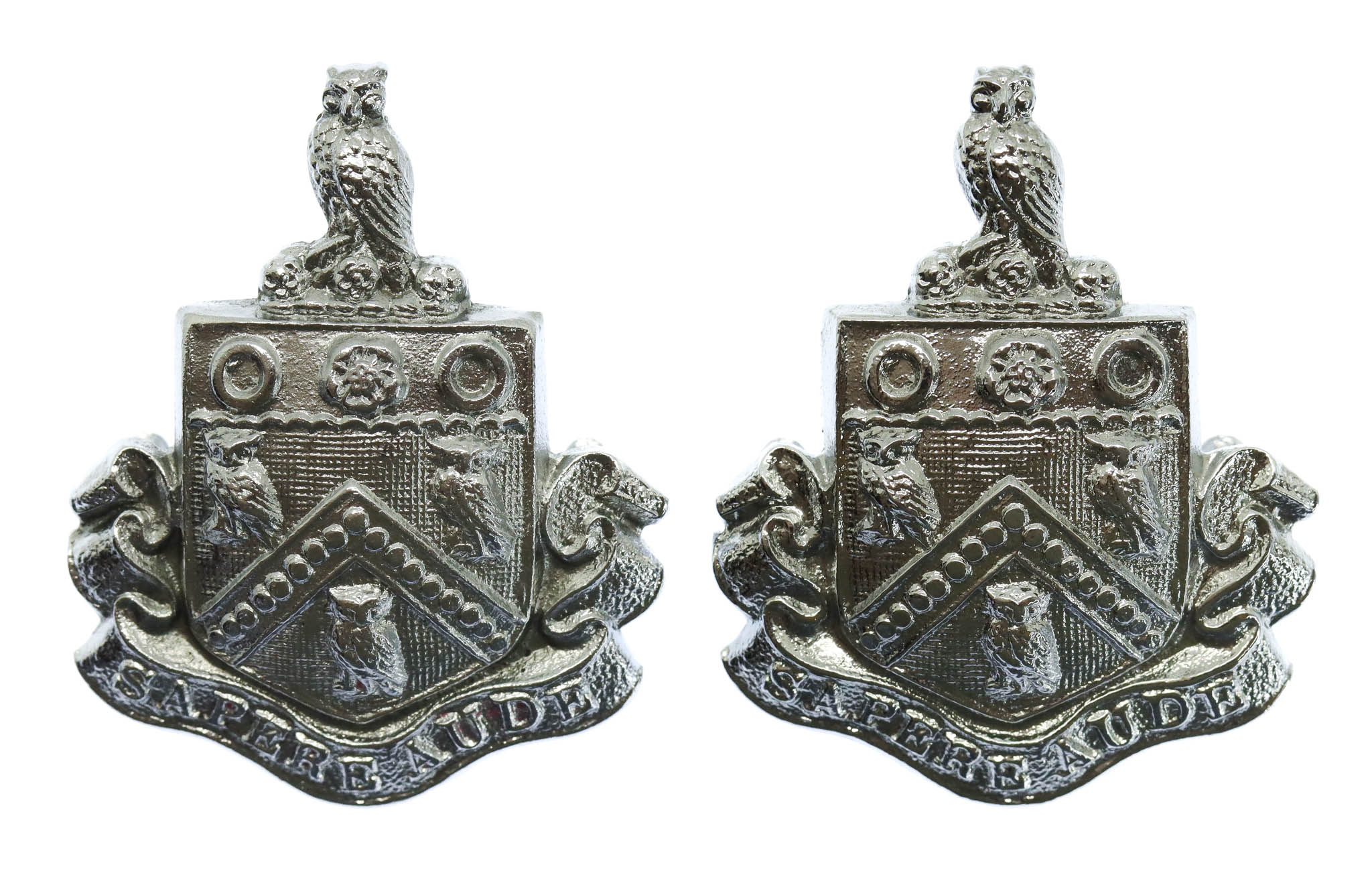 Pair of Oldham Borough Police Collar Badges