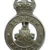 Oldham Borough Police Cap Badge - King's Crown
