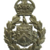 Oldham Borough Police Wreath Helmet Plate - King's Crown