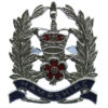 Hampshire Constabulary Sergeants Enamelled Cap Badge - Queen's Crown