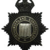 Northumberland Constabulary Night Helmet Plate - King's Crown