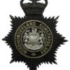 Northumberland Constabulary Night Helmet Plate - Queen's Crown