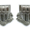 Pair of Northumberland Constabulary Collar Badges