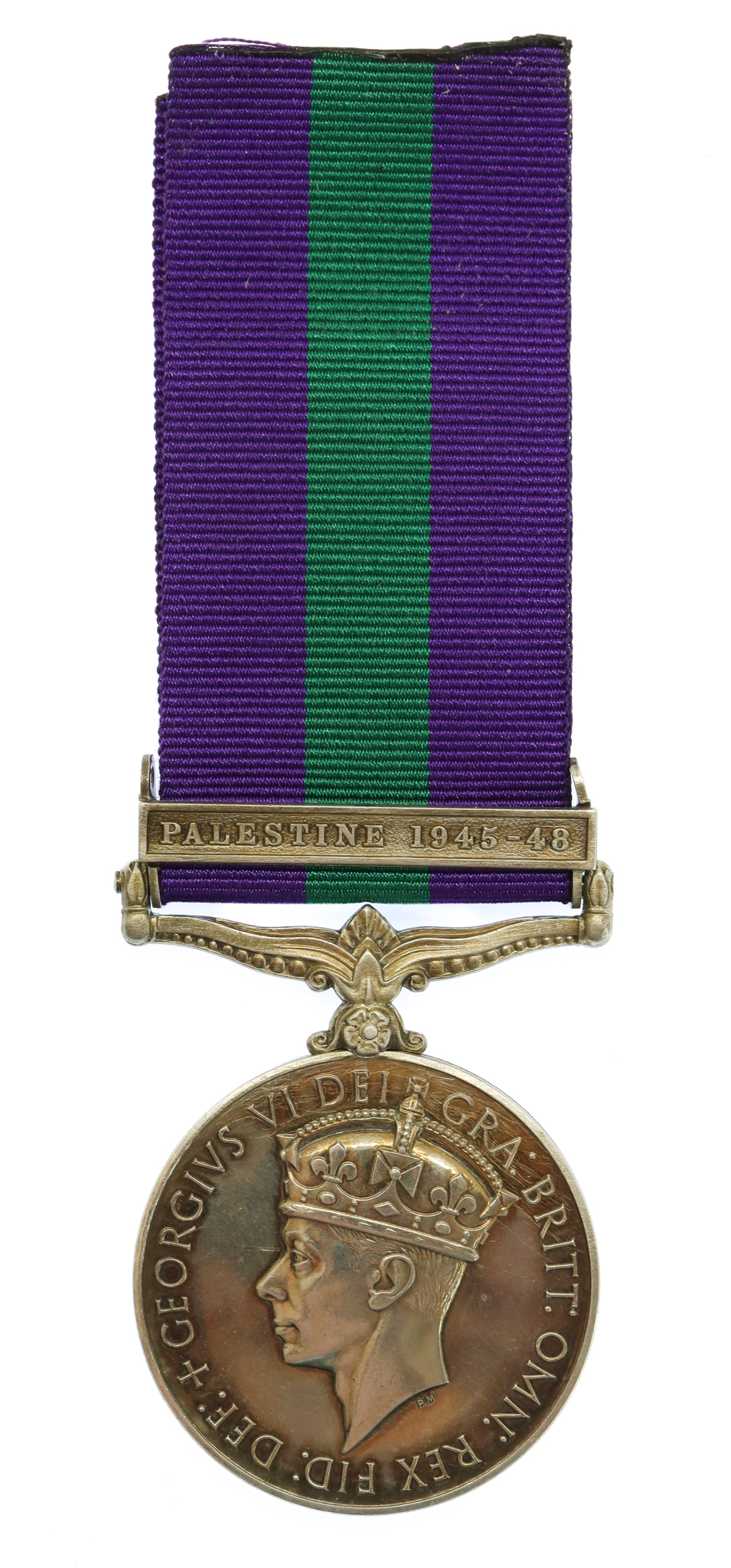General Service Medal (Clasp - Palestine 1945-48) - Cfn. R. Machin, Royal Electrical & Mechanical Engineers