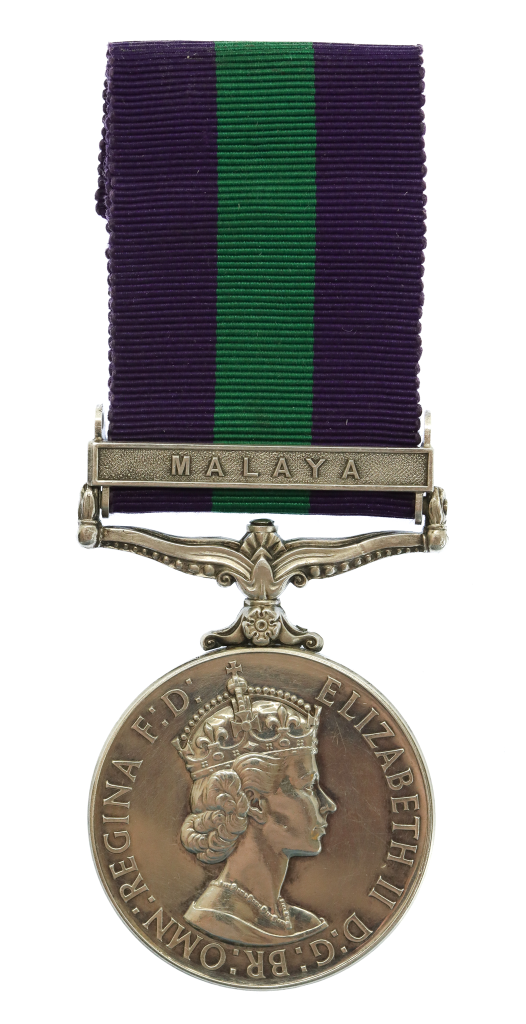 General Service Medal (Clasp - Malaya) - Pte. P. Brown, Royal Army Ordnance Corps