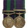 General Service Medal (Clasp - Malaya) & Campaign Service Medal (Clasp - Borneo) Medal Pair - Cpl. F.G. Sanders, Royal Electrical & Mechanical Engineers
