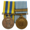 Queen's Korea Medal and UN Korea Medal Pair - Cfn. P.C. Gordon, Royal Electrical & Mechanical Engineers