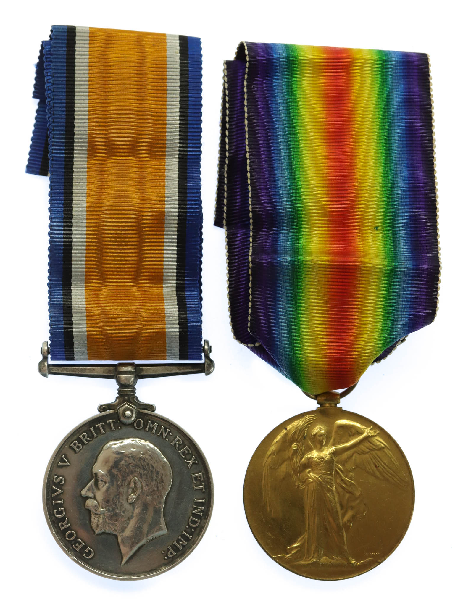 WW1 British War & Victory Medal Pair - Pte. G. Maggs, Royal Welsh Fusiliers