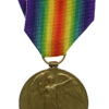 WW1 Victory Medal - Pte. A. Taylor, West Yorkshire Regiment - Wounded