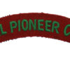 Royal Pioneer Corps (ROYAL PIONEER CORPS) Cloth Shoulder Title